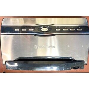 FoodSaver V3880 Vacuum Sealer System Stainless Steel/Black SmartSeal/ USED